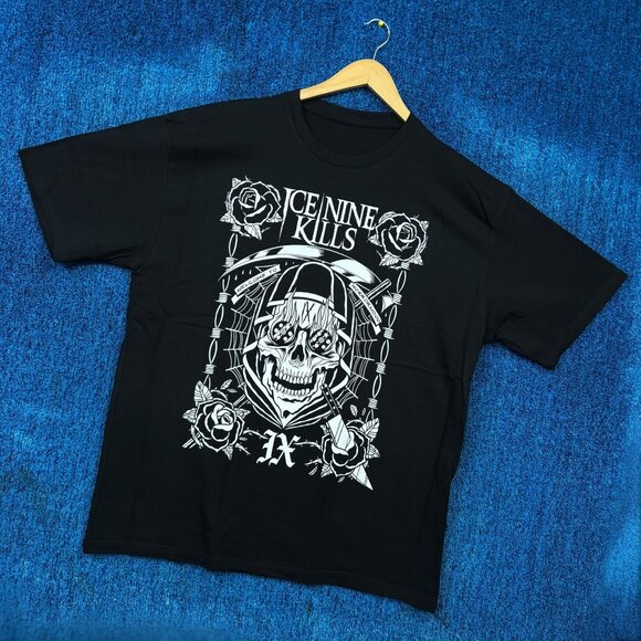 Ice Nine Kills “Welcome To Horrowood” Heavy Metal Band Graphic T-Shirt Size Extr - Picture 3 of 4